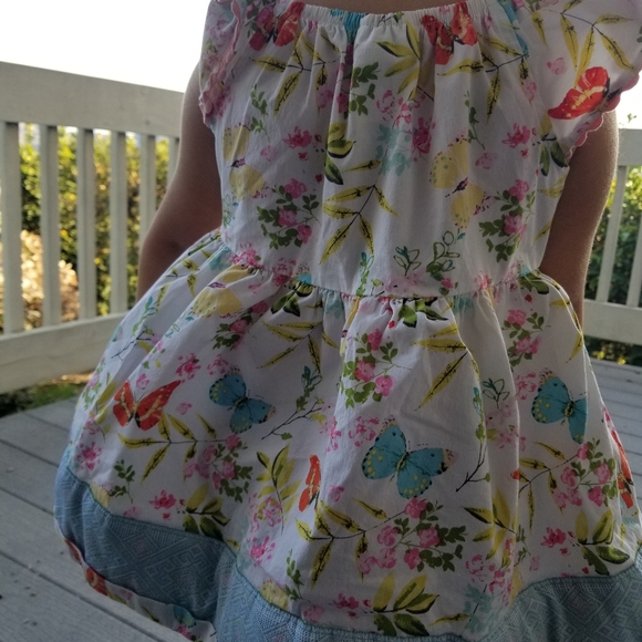Matilda Jane baby girl toddler butterfly dress sz 4 - Picture 9 of 16
